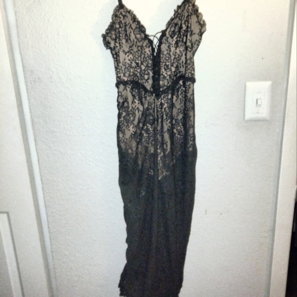 For Love and Lemons x Victoria’s Secret Gracie High Low Slip Dress Size